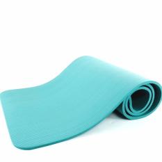 Thảm Tập Yoga Cao Cấp Siêu Bền 10mm ( Xanh Ngọc)