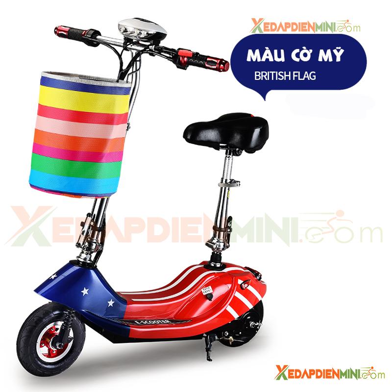 Xe đạp điện mini E-Scooter 2018 - Xe điện mini giá rẻ