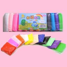 Đất sét nhật soft clay 12 màu – 24 màu ( slime)
