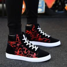 Giày nam sneaker thể thao họa tiết cao cổ thời trang giaynam-A311