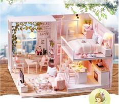 Nhà búp bê Tuanquil Life (Có Mica) Diydollhouse