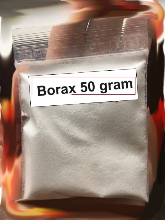 Bột borax mỹ 50 gram- chất làm đông slime