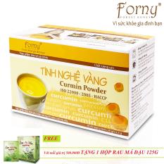 Tinh nghệ vàng Forny 150g – Hộp giấy 30 gói *5g (dành cho người đau dạ dày, làm đẹp, bồi bổ sức khỏe, phụ nữ sau sinh) (tinh bột nghệ) (Tinh bột nghệ nguyên chất)