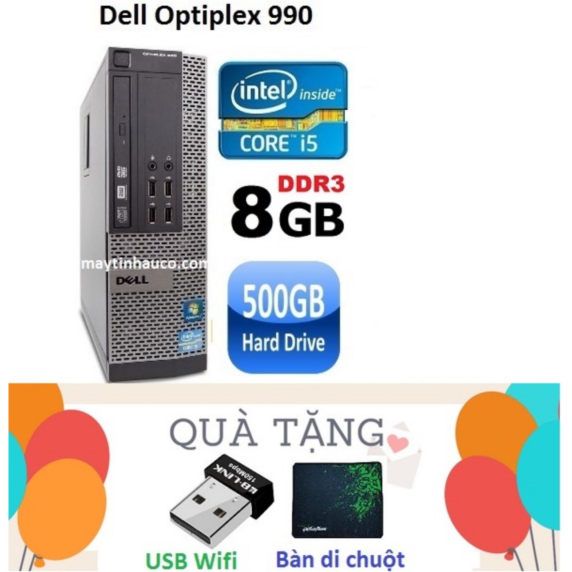Đồng Bộ Dell Optiplex 990 Core i5 2400 / 8G / 500G - Tặng USB Wifi , Bàn di chuột...