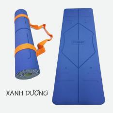 Thảm Tập Yoga TPE Định Tuyến 6mm 2 lớp + kèm túi