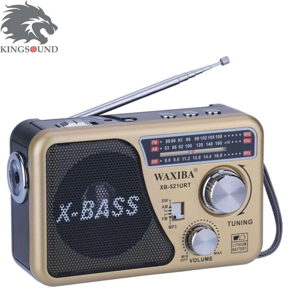ĐÀI RADIO USB NGHE NHẠC WAXIBA XB-521URT