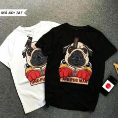 ÁO THUN NAM NỮ CHÓ PUG MAN CÓ BIGSIZE