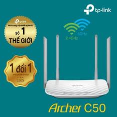 TP-Link – Archer C50 – Router Wi-Fi Băng tần kép Chuẩn AC 1200Mbps-Hãng phân phối chính thức