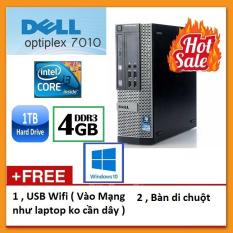 Thùng Dell optiplex 7010 ( Core i3 2100 / 4G / 500G ), Tặng USB Wifi , Bàn di chuột – Bảo hành 24 tháng