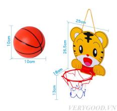BỘ ĐỒ CHƠI BÓNG RỔ MINI TREO TƯỜNG