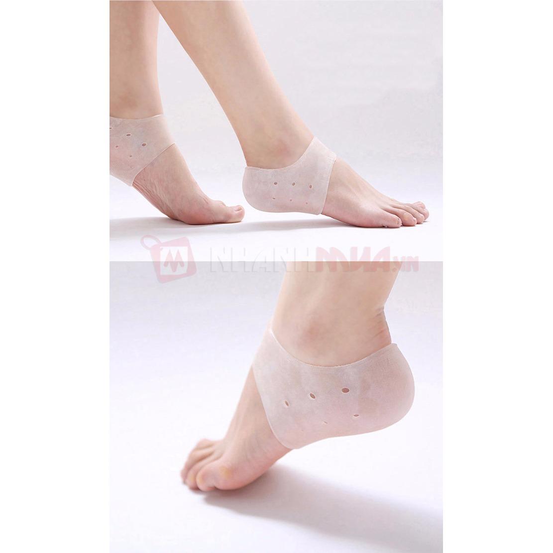 Combo 2 đôi Lót gót chân Silicon bảo vệ gót và mắt cá