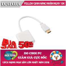Cáp chuyển đổi HDMI sang VGA HDMI To VGA Adapter (Trắng)