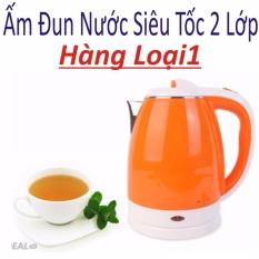 Ấm siêu tốc 2 lớp chống nóng đun nước siêu nhanh màu sắc trang nhã