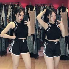 Bộ quần áo thể thao TẬP GYM VIỀN CHỮ