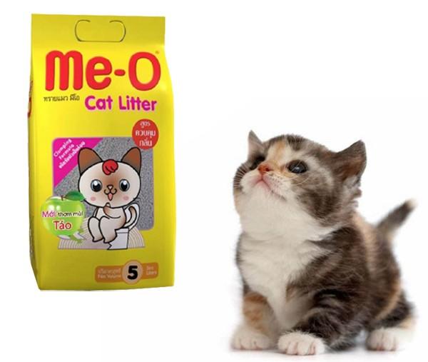 Cát vệ sinh cho mèo hương táo thương hiệu ME-O