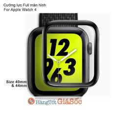 Cường Lực 3D Full Màn Hình Apple Watch 4 (Size 40mm/44mm, Hangtotgiasoc)