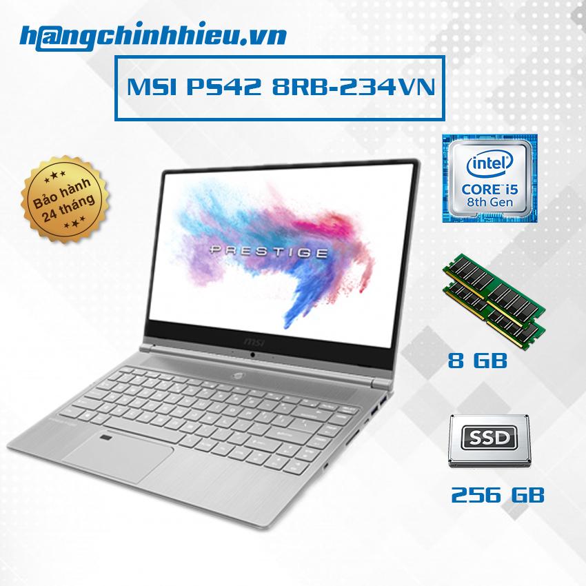 Laptop MSI PS42 8RB-234VN (i5-8250U, 14 inch Full HD IPS, Win 10) - Hãng phân phối chính thức