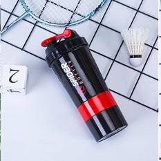 Bình nước tập Gym thể thao – Bình lắc nhiều ngăn 600ml