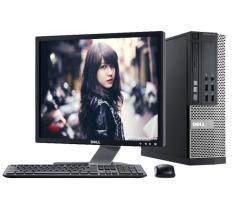 Bộ máy tính để bàn Dell OPTIPLEX 790 Sff, EX17 (CPU G620, Ram 4GB, HDD 160GB, DVD) bảo hành 24 tháng + Màn Dell 17 inch, hàng nhập khẩu, tặng USB Wifi + Chuột phím.