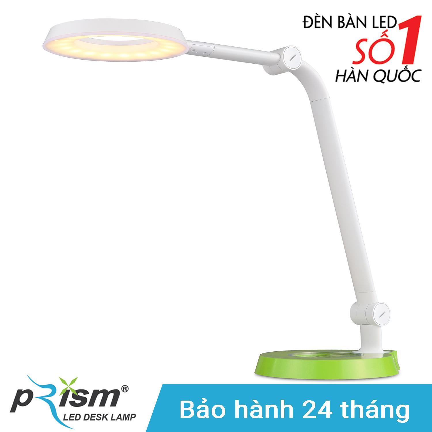 Đèn bàn LED PRISM Hàn Quốc 6300GR công suất 11W ánh sáng đổi màu chống cận bảo vệ mắt (Trắng...