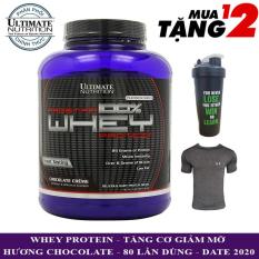 Sữa tăng cơ Prostar 100% Whey Protein của Ultimate Nutrition hương Chocolate hộp 80 lần dùng – Phân phối chính thức
