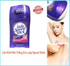 Lăn Khử Mùi Trắng Da, Trị thâm Lady Speed Stick khô thoáng suốt 24h Roll On nhập khẩu USA