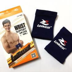 Bộ 2 chiếc băng bảo vệ cổ tay leiki tập gym, thể thao nam nữ