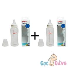 Bộ cặp Bình sữa Pigeon Streamline 250ml