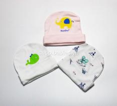 Combo 3 nón cho bé sơ sinh thun mềm hiệu Hotga