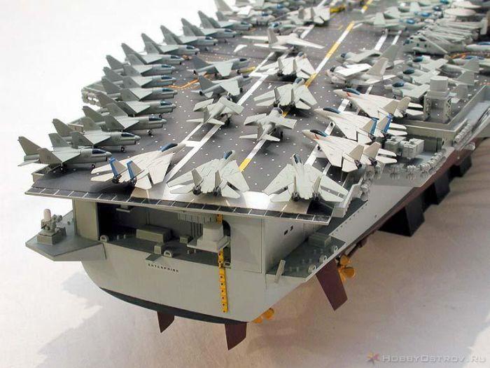 Tàu chiến mô hình lắp ráp - 1/350 USS Enterprise Aircraft Carrier