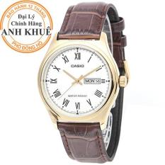 Đồng hồ nam dây da Casio Anh Khuê MTP-V006GL-7BUDF