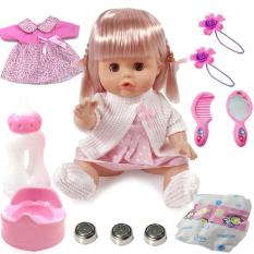 Búp Bê Em Bé Biết Hát Phát Nhạc + Tặng Phụ Kiện 11 Món