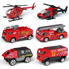 Bộ Mô hình 6 xe Cứu hỏa giống xe thật theo tỉ lệ 1:87 – Món quà ý nghĩa cho các bé trai