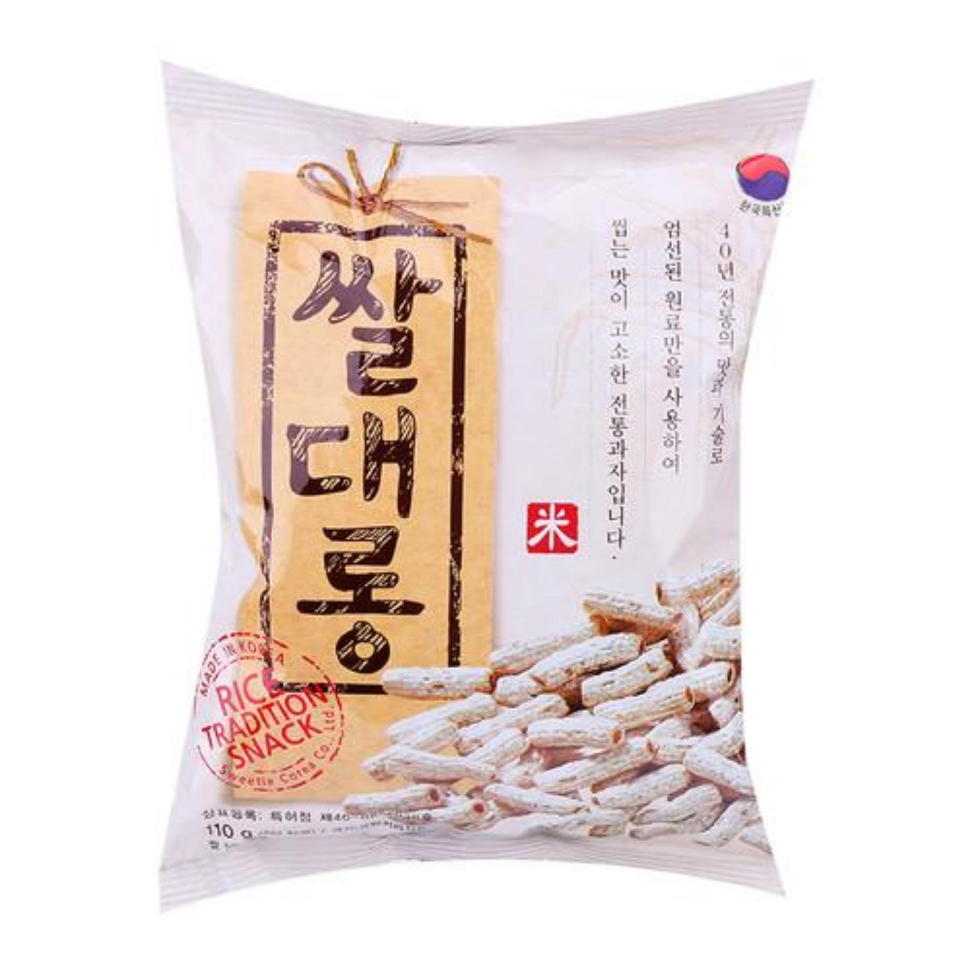 COMBO 2 GÓI SNACK QUẨY ỐNG GẠO TRUYỀN THỐNG SELCO FOOD GÓI 110G