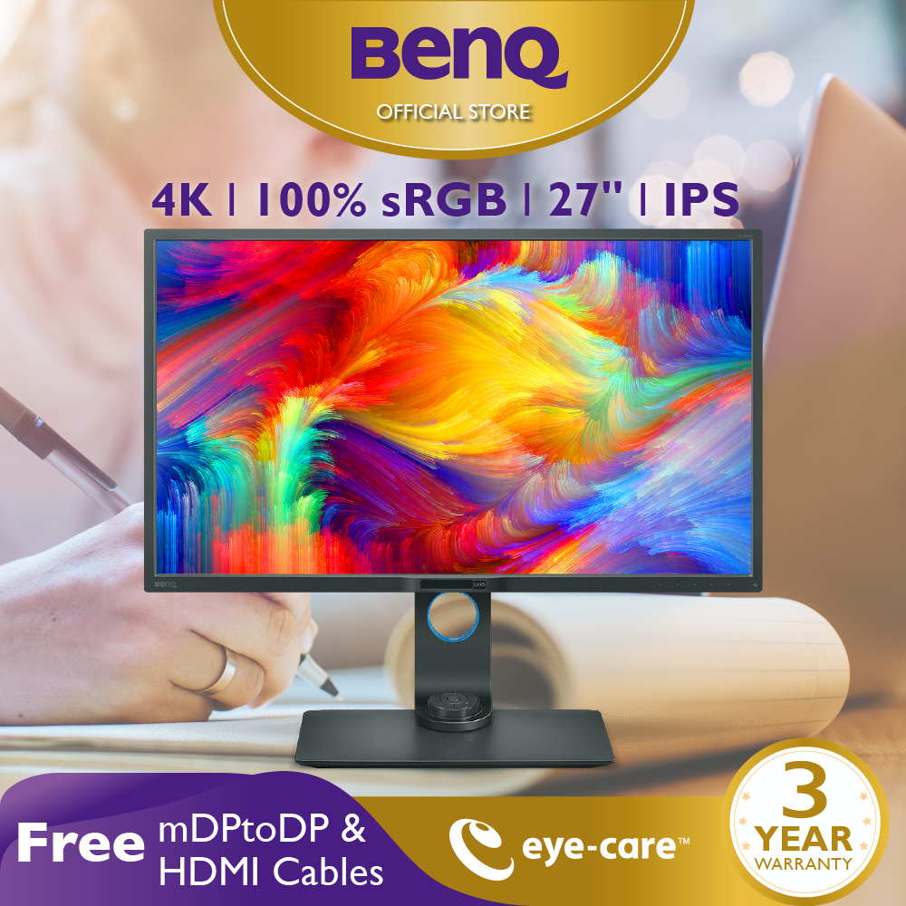 [HOT] Màn hình máy tính BenQ PD2700U 27 inch 4K UHD 100% Rec.709 sRGB Color Space chuyên Đồ Họa Xử lý hình ảnh cho Designer