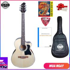 Đàn guitar Acoustic DVE70 + Bao da, capo, phụ kiện Duy Guitar – Shop đàn ghita giá rẻ – Đàn ghi-ta dành cho người mới tập – Shop đàn ghi ta đệm hát modern