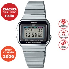 Đồng hồ Casio Nam A700W-1A bảo hành chính hãng 1 năm – Pin trọn đời