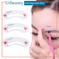 【Urbeauty Mall】 3 kiểu khung kẻ chân mày – Khuôn kẻ chân mày đẹp, cách vẽ chân mày đẹp Bộ 3 khung kẻ chân mày Brow Class