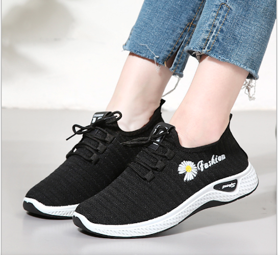 Giày nữ – giày thể thao nữ-giày sneaker nữ – giày tập thể dục hoa cúc Hoa thêu mềm Giày Oldpapa Thoáng Khí Phong Cách Hàn Quốc Giày Thể Thao Cho Nữ Nền Tảng Chạy Tập Thể Dục Giày Kasut Wanita Cho Nữ Mới td1