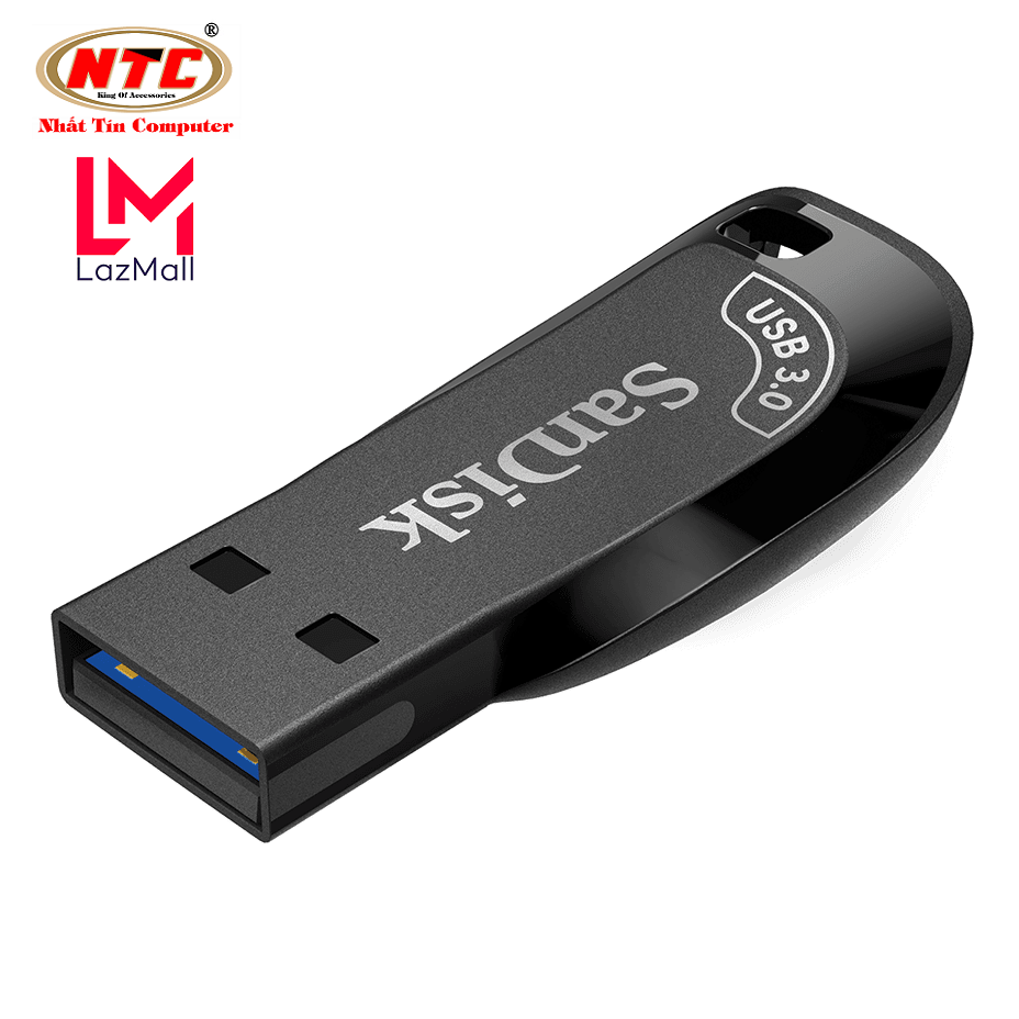 USB 3.0 SanDisk Ultra Shift CZ410 32GB / 64GB / 128GB / 256GB 100MB/s (Đen) – Nhat Tin Authorised Store