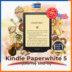Máy Đọc Sách Kindle Amazon Paperwhite 5 11th generation 2021 NEW 100% Đèn Vàng Màn Hình 6.8 Inch Chống Nước- Xaha Store