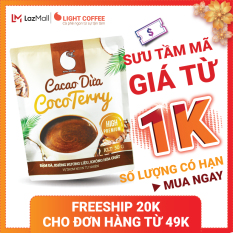 [SƯU TẦM MÃ GIẢM] Bột CACAO DỪA CocoTerry độc đáo , thơm ngon , vị tự nhiên , đặc biệt không pha trộn hương liệu , gói 50g