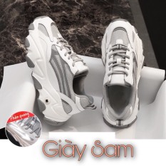 Giày thể thao nữ đế 5P Viền phản quang Mã H5 Kiểu dáng Sport cực đẹp