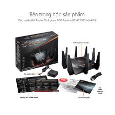 Bộ phát wifi ASUS ROG Rapture GT-AC5300 Wireless Tri-Band Gigabit Router (new full box)