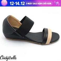 Sandal Thun 2 màu nữ cao gót Cindydrella P03