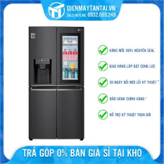 Tủ lạnh LG Inverter 496 lít GR-X22MB Bảng điều khiển bên ngoài, Tích hợp WIFI – Smart ThinQ™ – Giao miễn phí HCM-LONG AN-CẦN THƠ-BÌNH DƯƠNG-ĐỒNG NAI-BÀ RỊA VŨNG TÀU