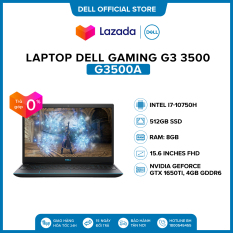 Laptop Dell Gaming G3 3500 15.6 inches FHD (Intel / i7-10750H / 8GB / 512GB SSD / NVIDIA GeForce GTX 1650Ti, 4GB GDDR6 / Finger Print / Win 10 Home Plus SL) l Black l G3500A l HÀNG CHÍNH HÃNG