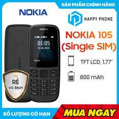 Điện Thoại Nokia 105 (01 SIM) – Hàng Chính Hãng, Mới 100%, Nguyên Seal | Bảo hành 12 tháng