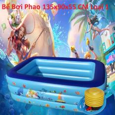 Be Tam Be Boi – Bể Bơi Phao Trong Nhà Kích Thước 135X90X55 Cm, ChấT LiệU Nhựa Dẻo Pvc An Toàn Cho Bé, Chất Lượng Vượt Trội, Giá Gốc, Phân Phối Và Bảo Hành Toàn Quốc, Tặng Kèm Bơm