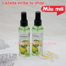Bộ 2 Chai (TẶNG 2 SON) Xịt Tinh Dầu Bưởi Pomelo Ngăn rụng tóc giúp tóc dài và dày hơn 130ml x 2
